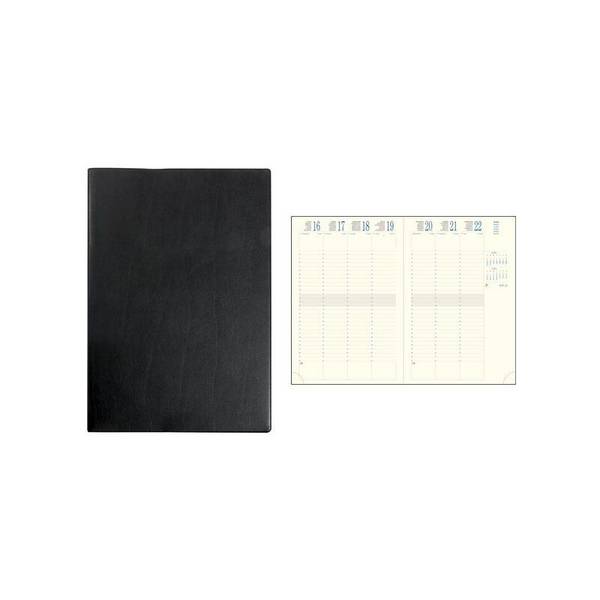 EXACOMPTA Buchkalender Eurotime 24, 2027, Barbara, schwarz