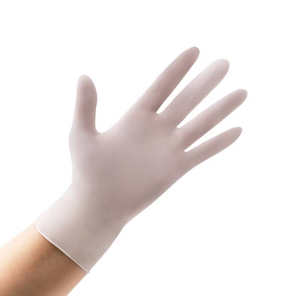 ETERNASOLID Nitril-Handschuhe, Größe L, weiß, 100 Stück/Box