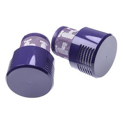 vhbw Filterset 6x Staubsaugerfilter kompatibel mit Dyson V10, SV12 Staubsauger - HEPA Filter Allergiefilter