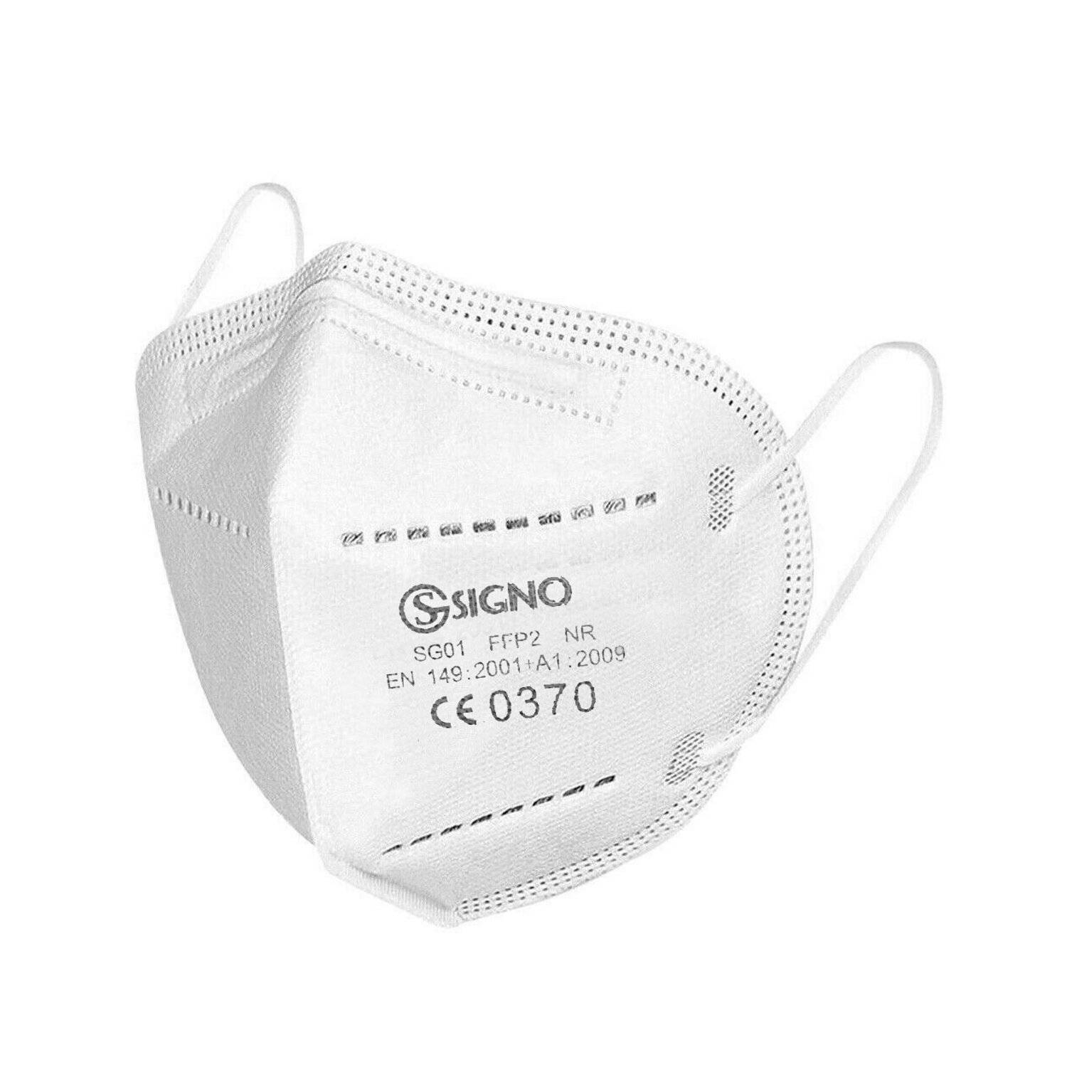 Auf diesem Bild sieht man eine handelsübliche FFP2-Maske.