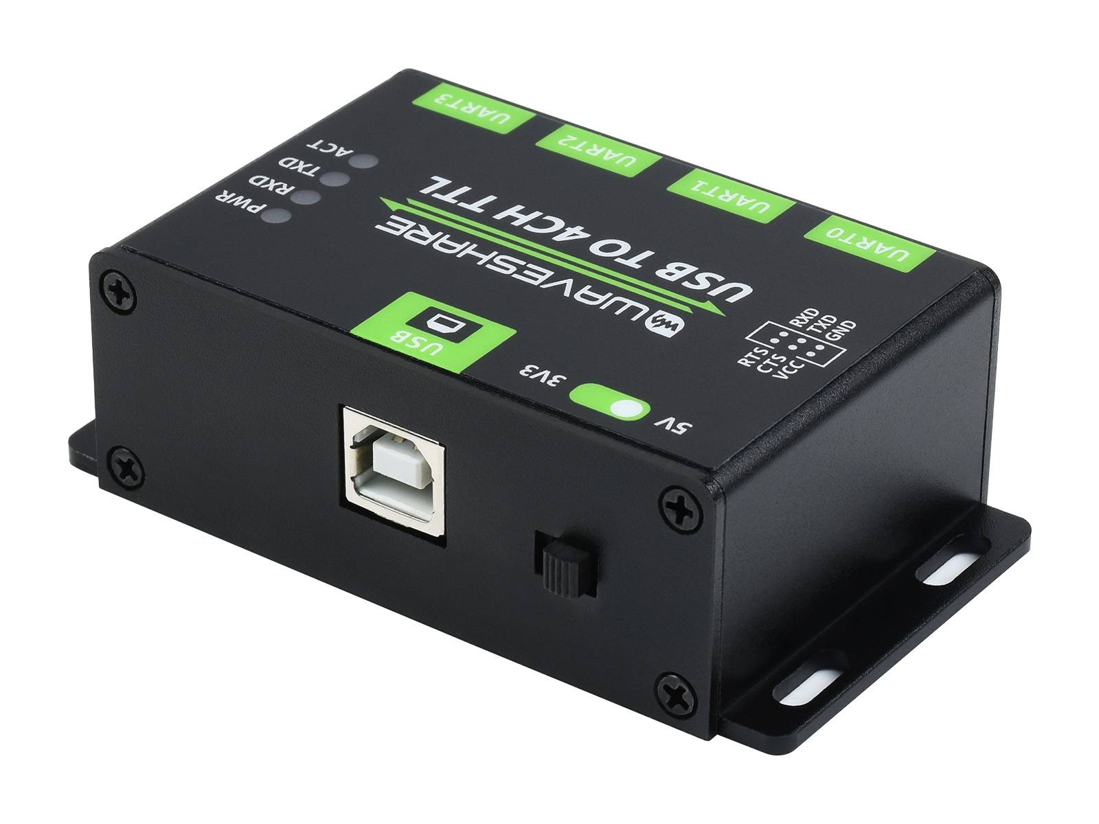 WaveShare Industrial USB to 4CH TTL Converter USB UART Multi Protection Systems Support-2