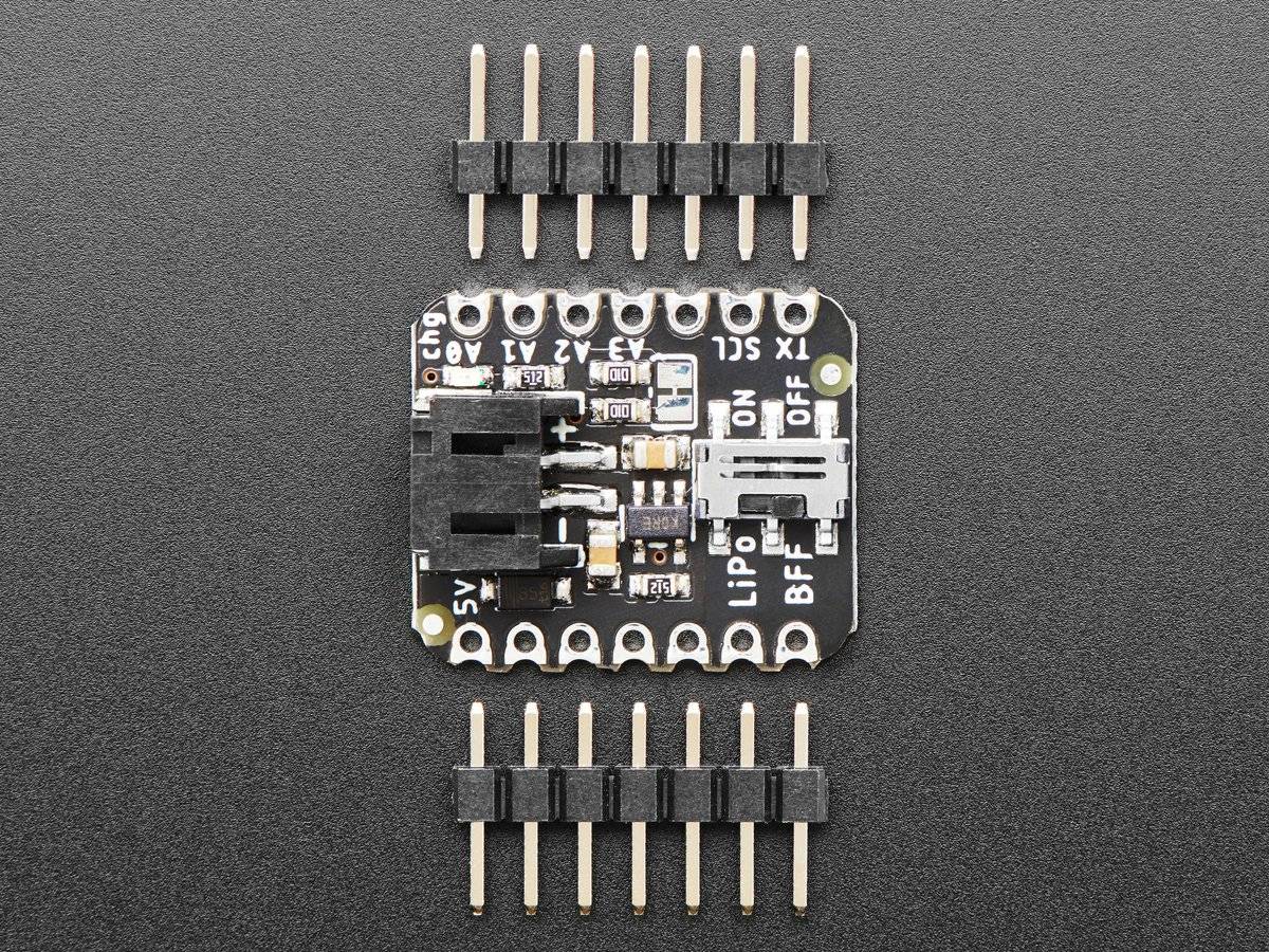 Adafruit LiIon or LiPoly Charger for QT Py BFF Add-On 200mA Charge Current-4