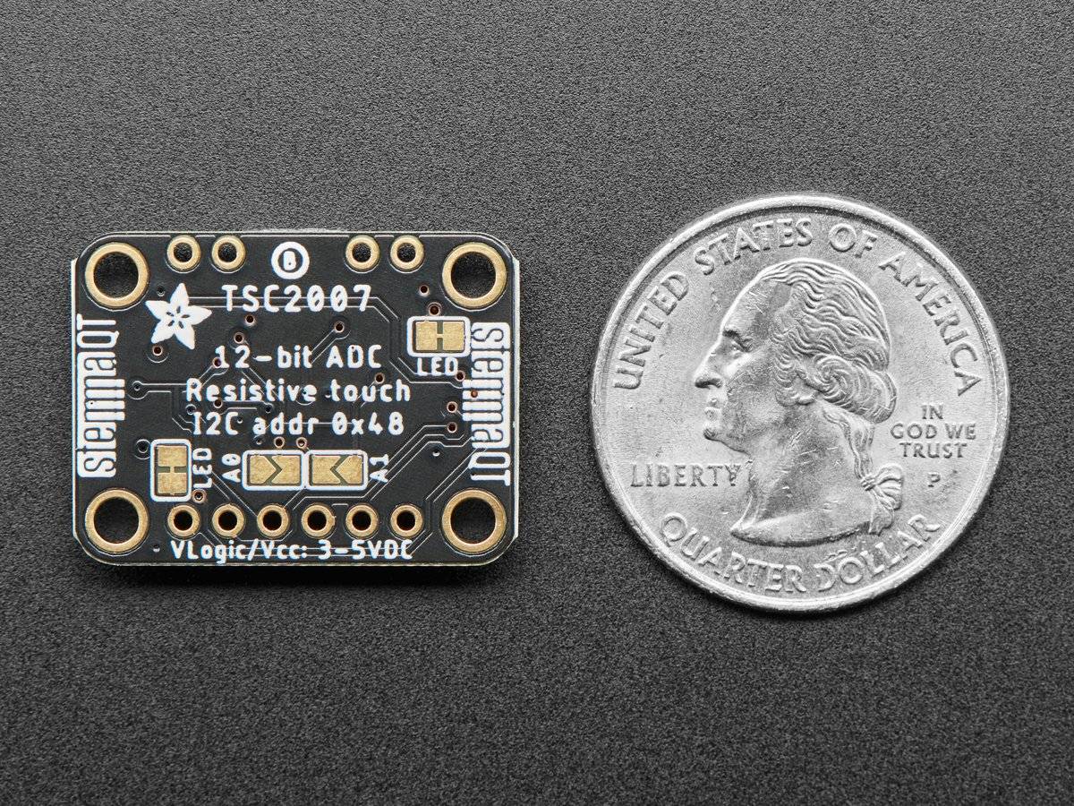 Adafruit TSC2007 I2C Resistive Touch Screen Controller- STEMMA QT-1