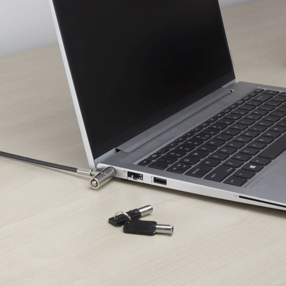 ACT AC9030 Laptop-Schloss | Nano-Sicherheitsschloss | 2 Schlüssel | 2 Meter-3