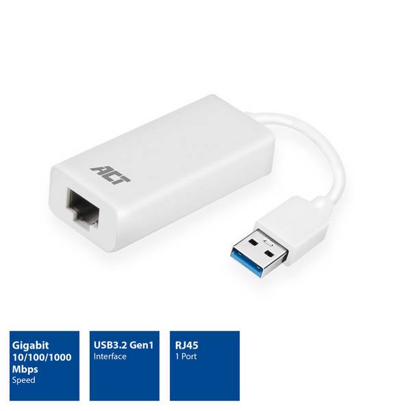 ACT AC4410 Gigabit-Netzwerkadapter | USB 3.2 Gen1