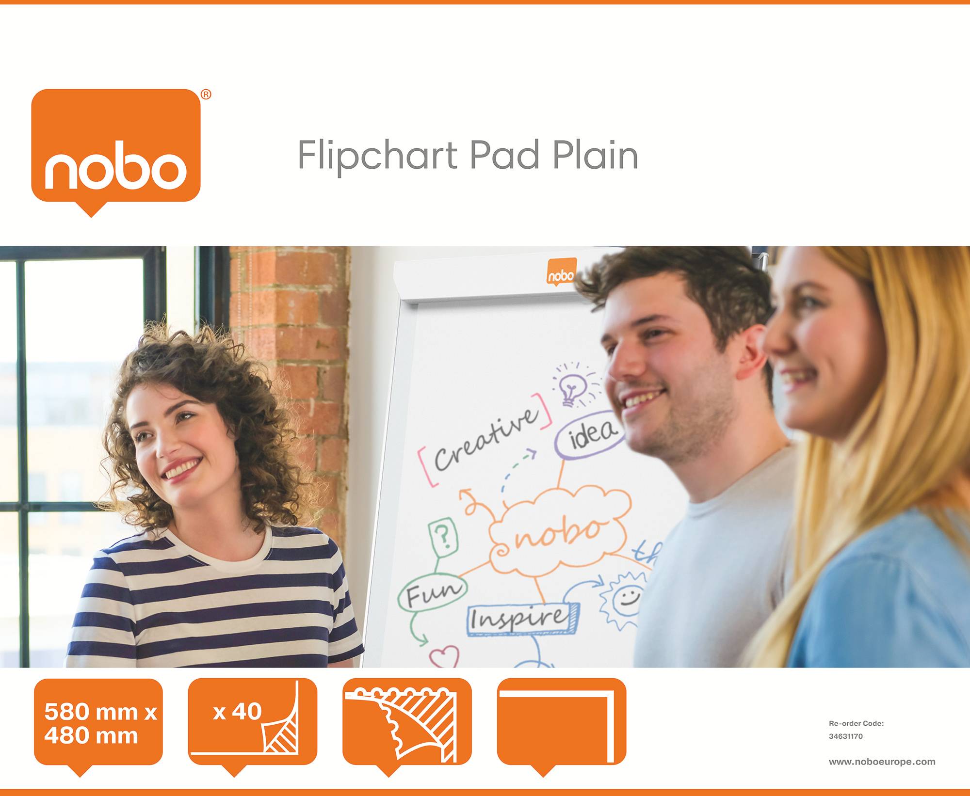 Flipchartblock - Nobo®-3