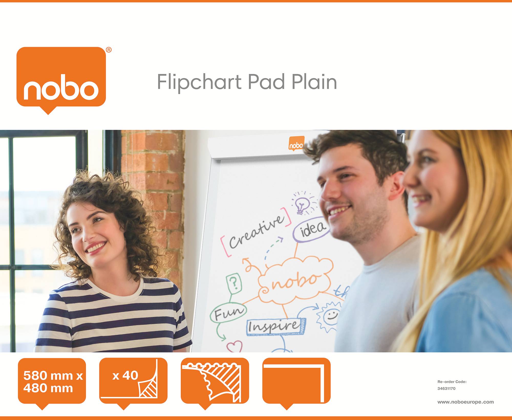 Flipchartblock - Nobo®-4