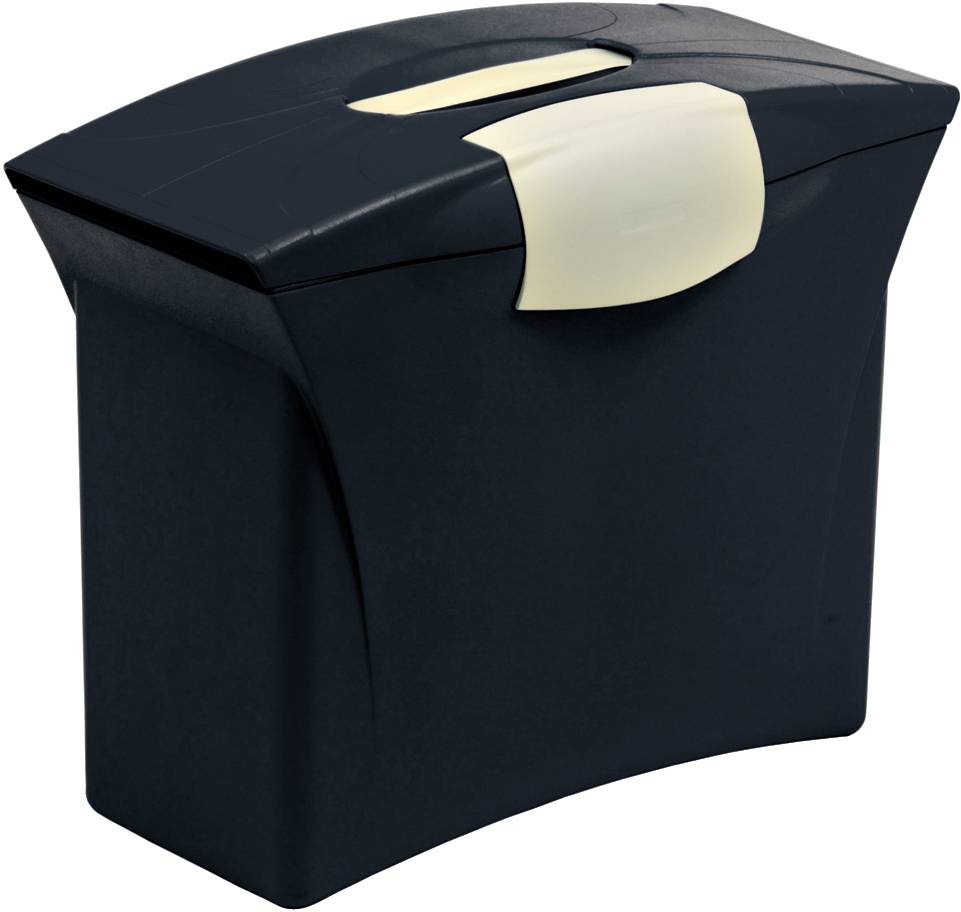 Hängebox Intego mit Deckel bis 15 Mappen A4 incl. 5 Mappen schwarz-2
