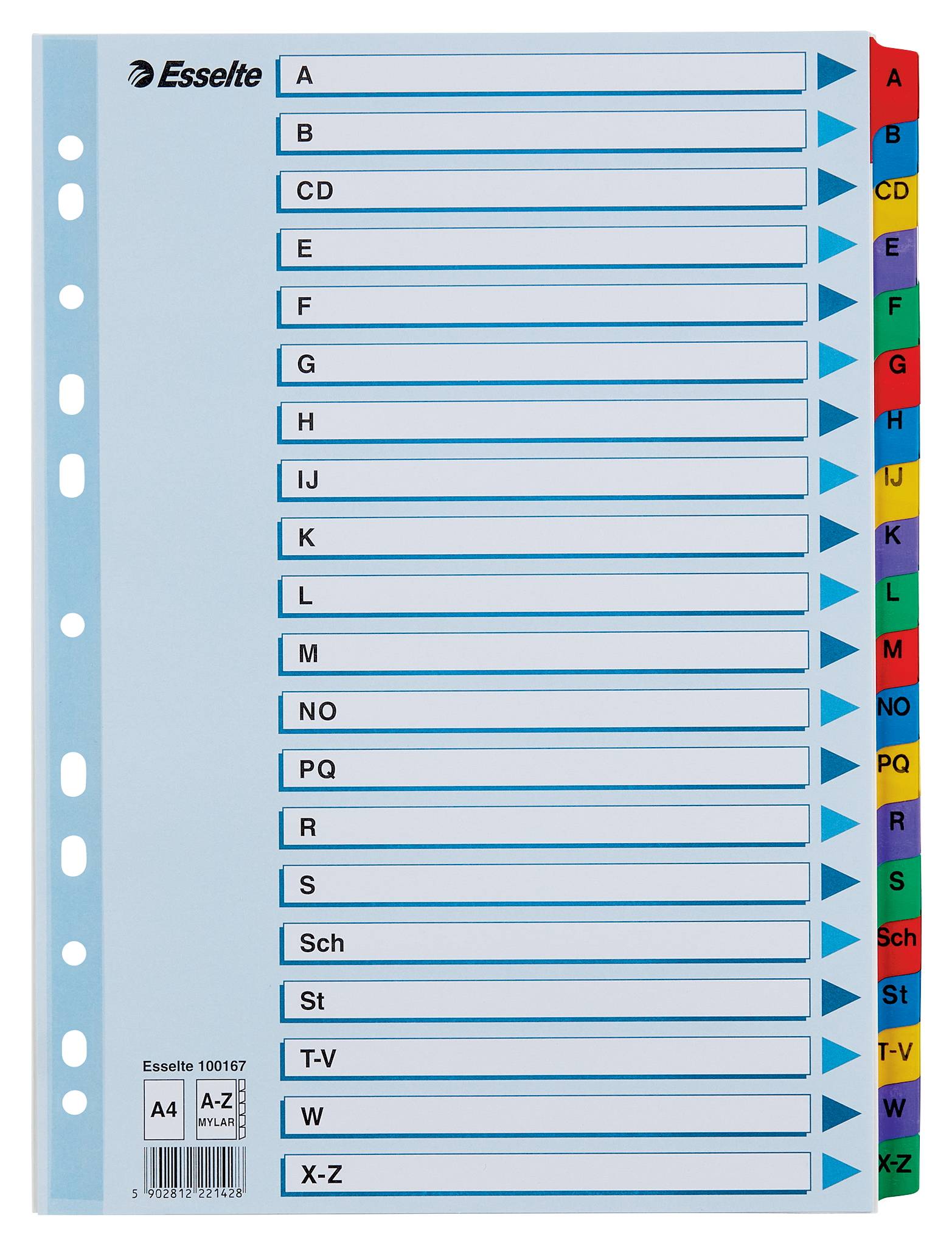 Kartonregister A-Z - Esselte-2