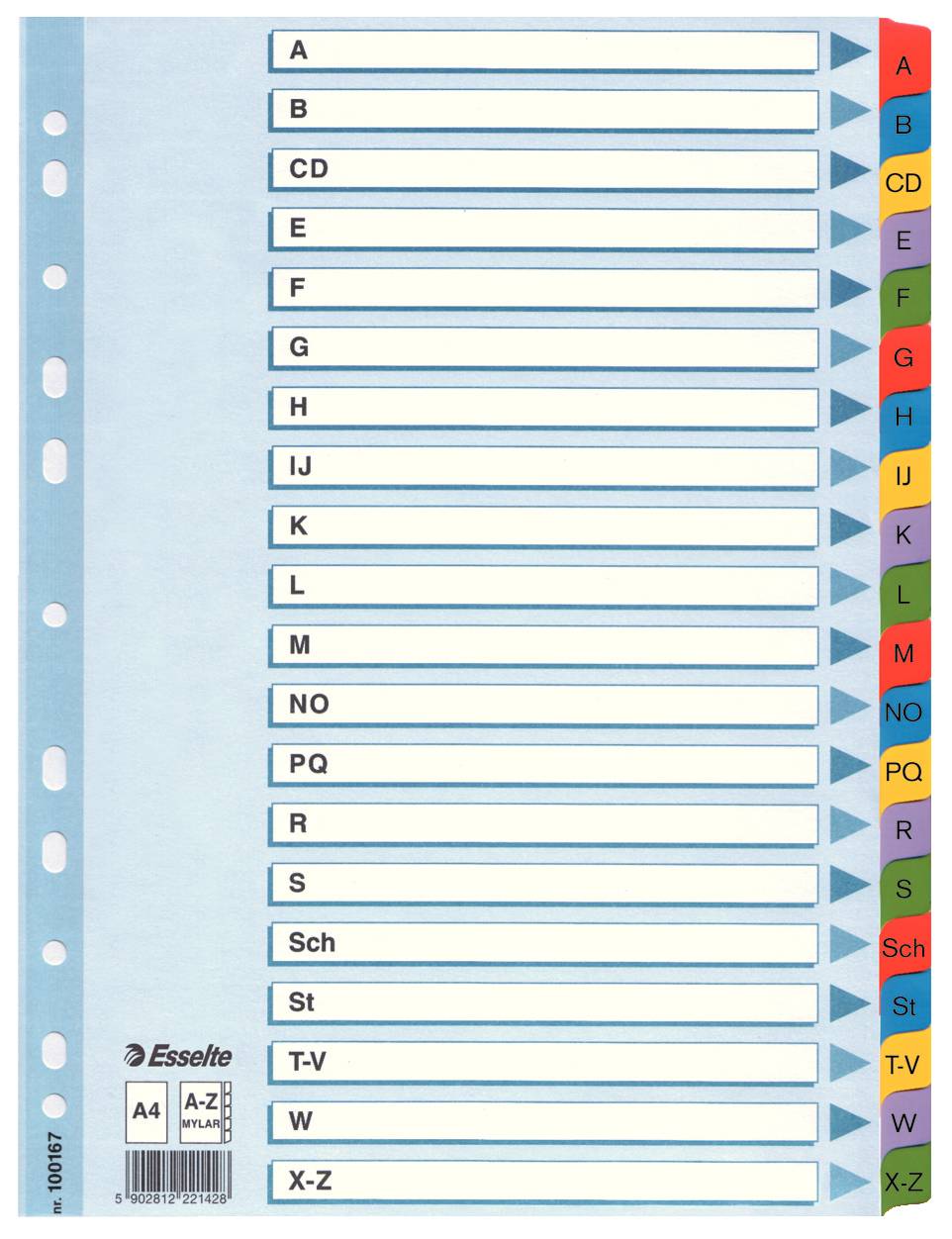 Kartonregister A-Z - Esselte-2