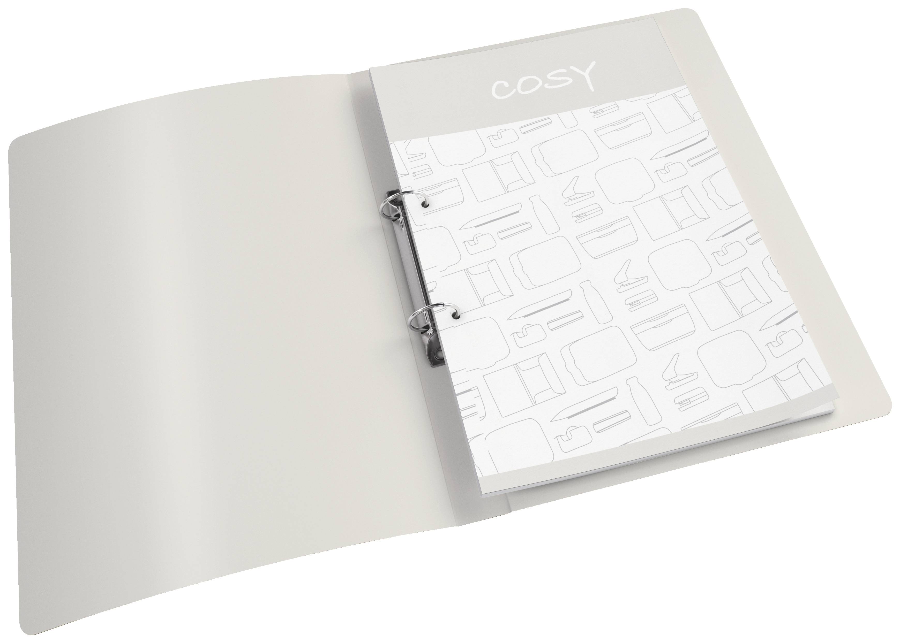 Ringbuch Cosy - Grau-4