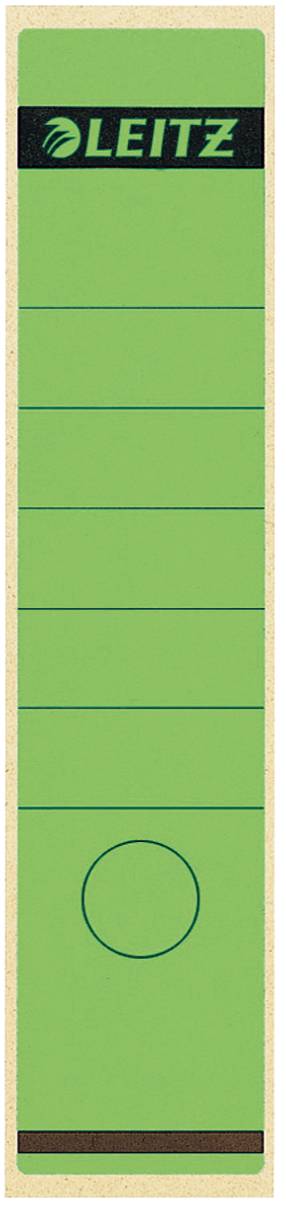 Ordnerrückenschilder 61x285mm selbstklebend grün VE=100 Stück-1