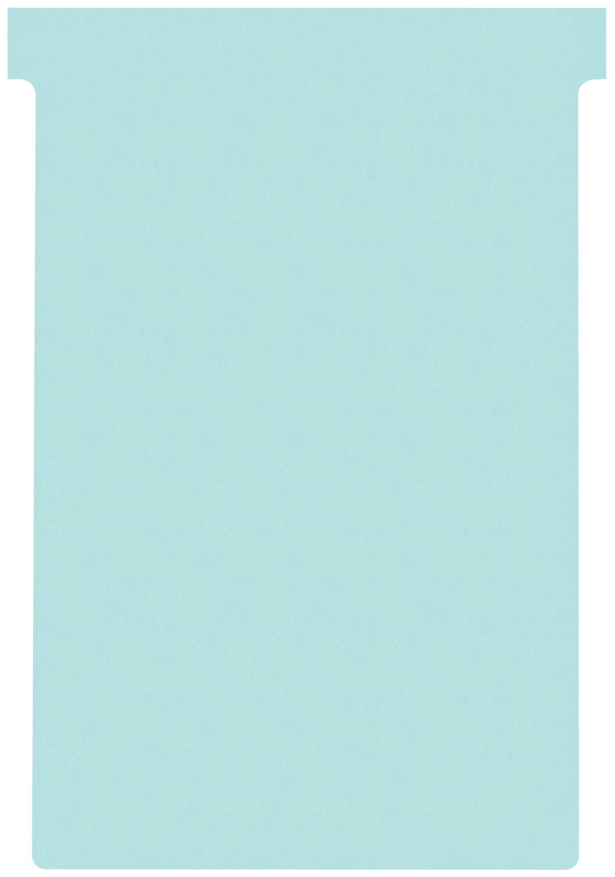 T-Karten Karton Kennzahl 4 112mmx165mm hellblau 100 Stück-2