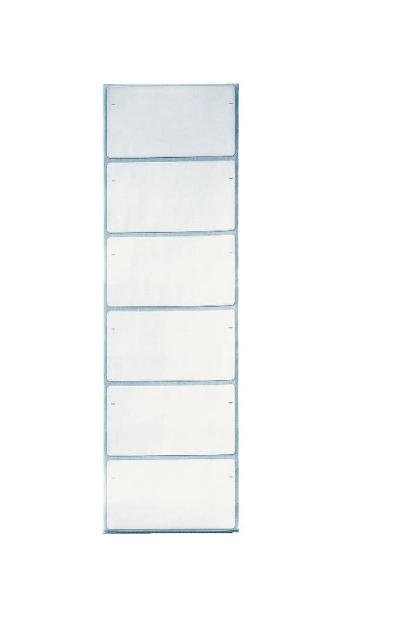 Beschriftungsschild Orgacolor 73x40mm ws 102St-2
