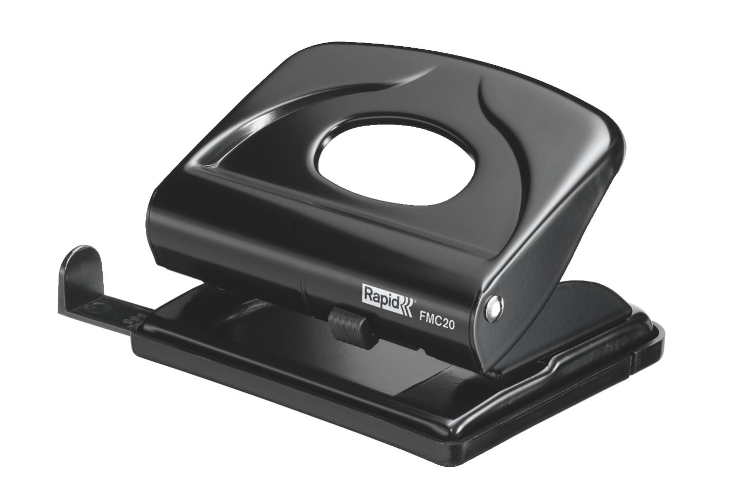 Bürolocher FMC20 Metall 20 Blatt in Blisterverpackung schwarz-1