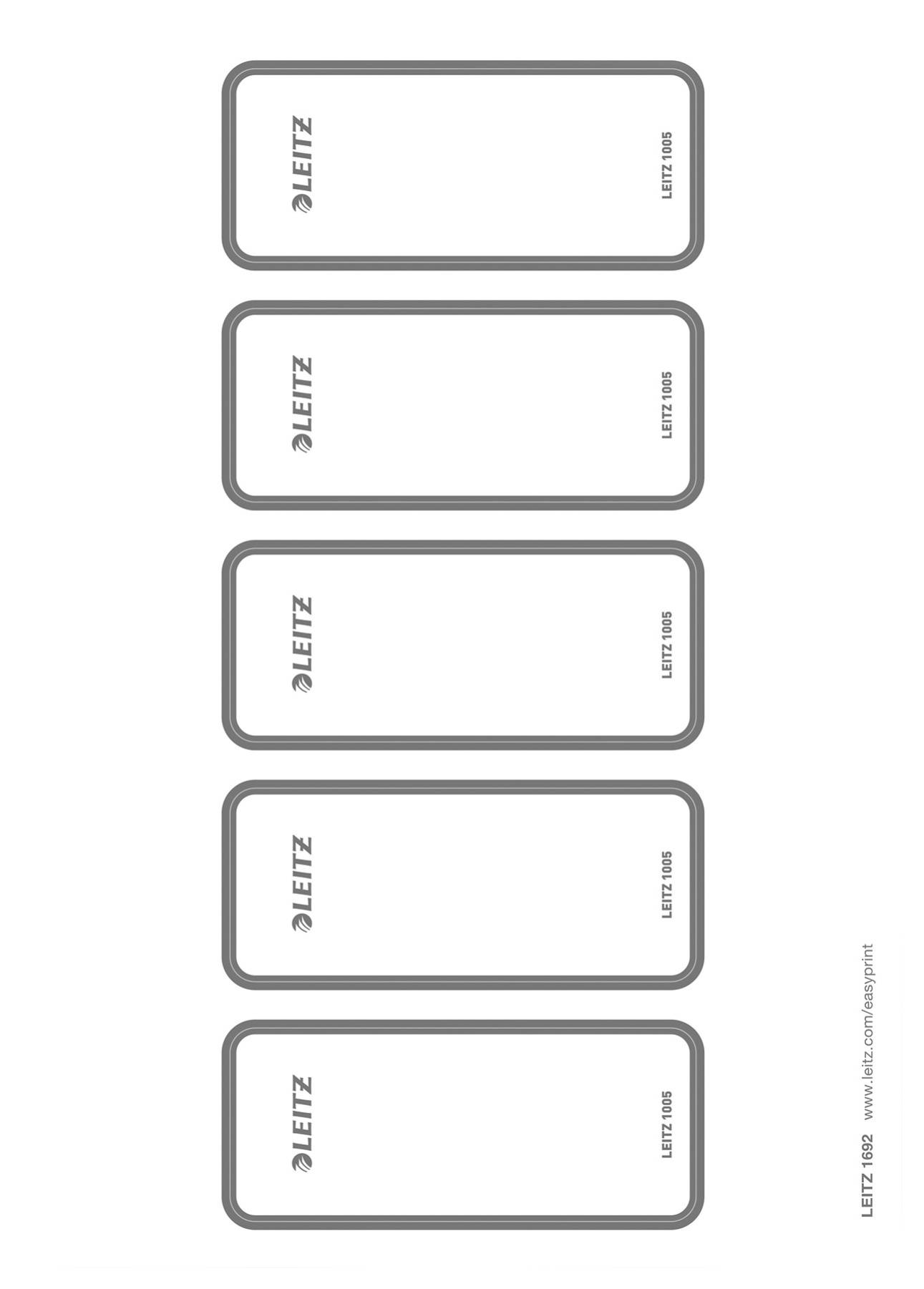 Ordner-Rückenschilder Wow selbstklebend 45x111mm grau PC-beschriftbar VE=50 Stück-1