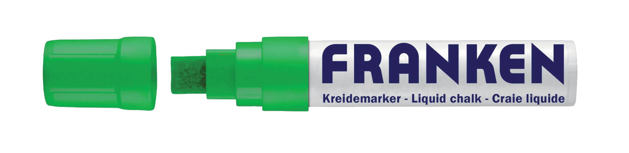 Kreidemarker Jumbo - weiß - grün-1