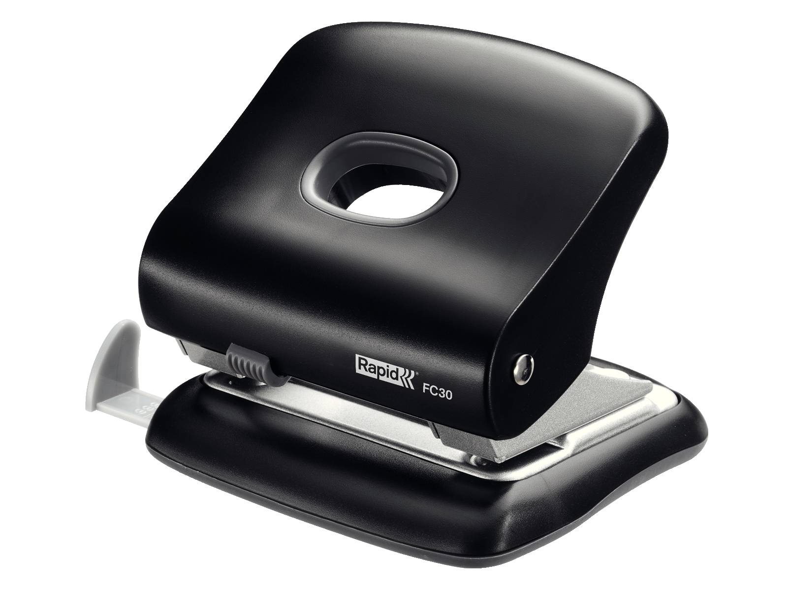 Locher FC30 mit Anschlagschiene schwarz-2