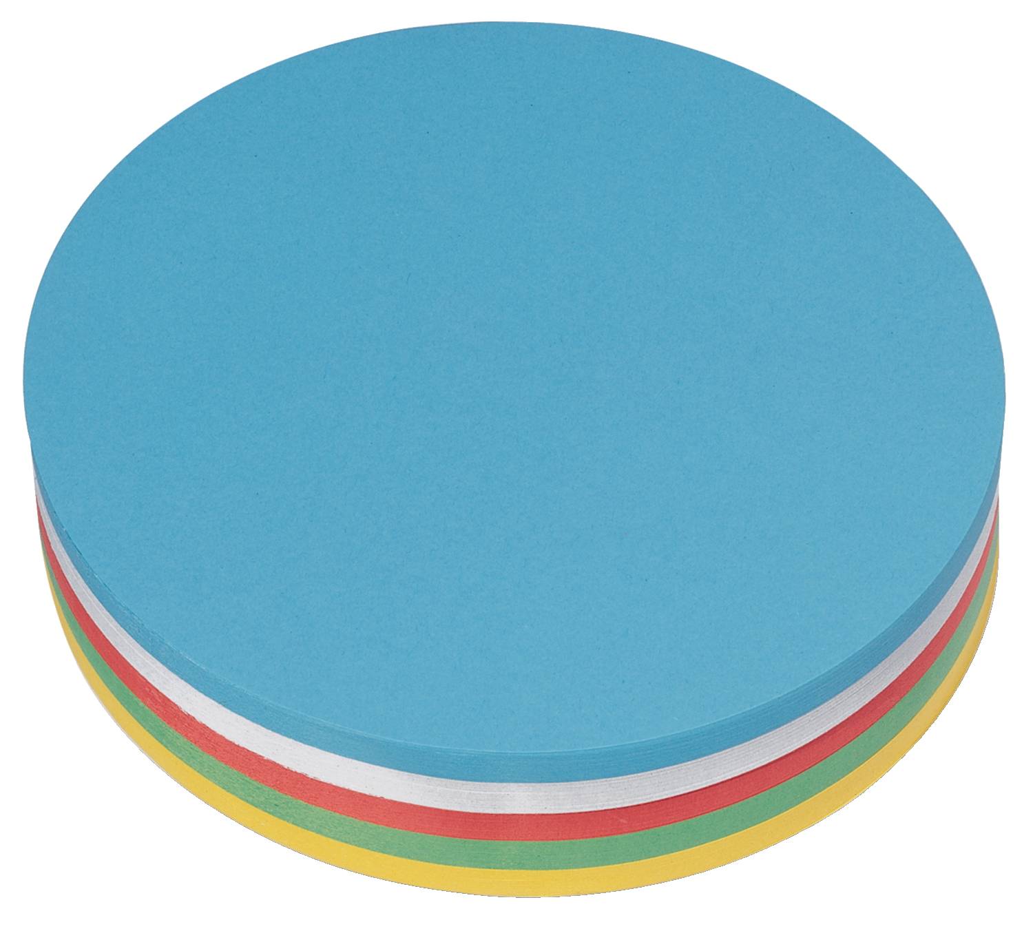 Moderationskarte Kreis 18,5cm VE=250 Stück sortiert-2