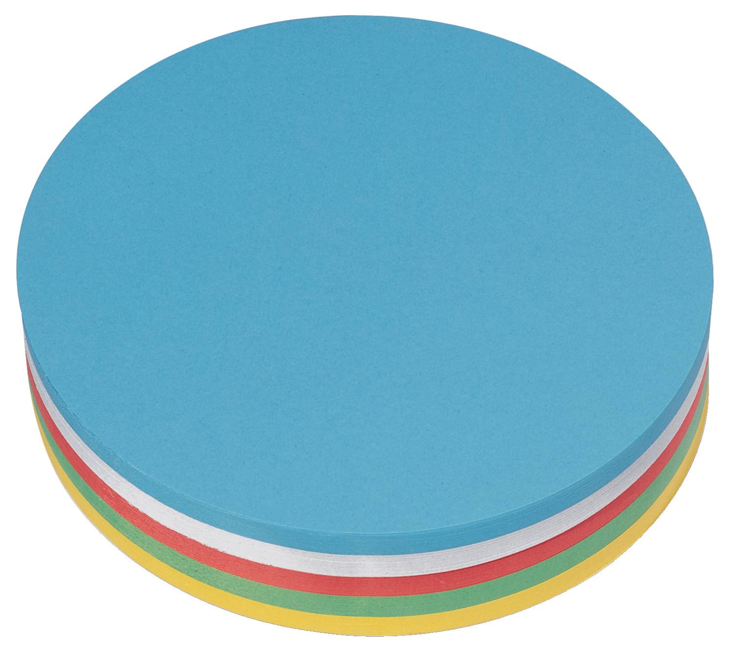 Moderationskarte Kreis 18,5cm VE=250 Stück sortiert-2