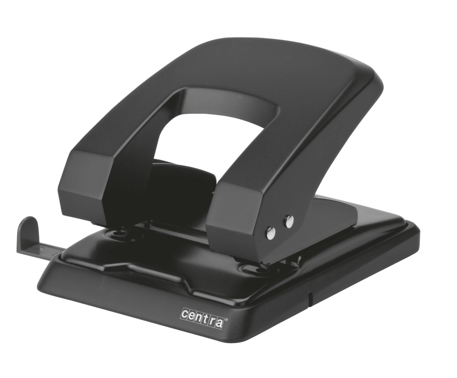 Locher HP40 Metall für 40 Blatt mit Anschlagschiene schwarz-2