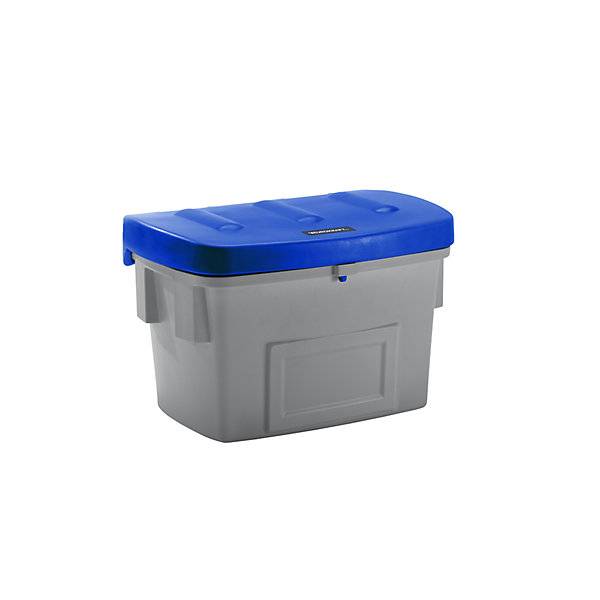 Universal- und Streugutbehälter ohne Entnahmeöffnung 200 l Deckel blau. TAKKT Industrial & Packaging GmbH-0