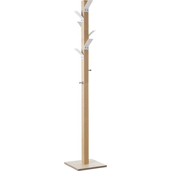 Garderobenständer Massivholz Krone weiß. PAPERFLOW S.A.S | | LE HUB BATEMENT 5 1ER ETAGE 48730249-0