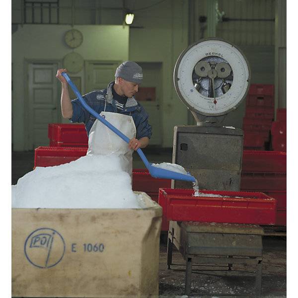 Schaufel ergonomisch und lebensmittelecht Gesamtlänge 1310 mm grün. FINCKE-Hygiene Fachgroßhandel OHG 54924849-4