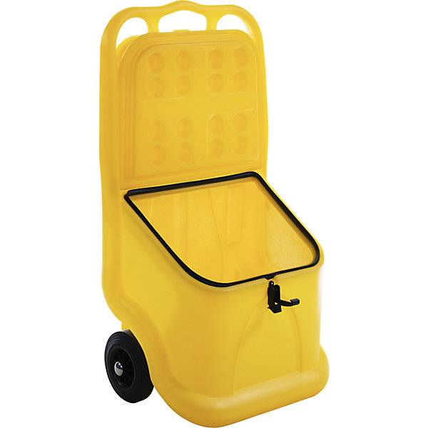 Streuwagen ideal für Schüttgut Inhalt 75 l gelb. TAKKT Industrial & Packaging GmbH 54683749-4