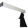Garderobenleiste Aluminium Länge 1015 mm Distanzstück anthrazitgrau. SYPRO Wolf GmhH 52886049