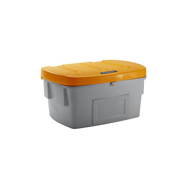 Universal- und Streugutbehälter ohne Entnahmeöffnung 550 l Deckel orange. TAKKT Industrial & Packaging GmbH-0