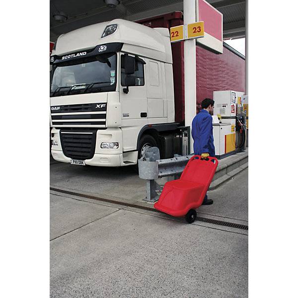 Streuwagen ideal für Schüttgut Inhalt 75 l rot. TAKKT Industrial & Packaging GmbH 54683849-1