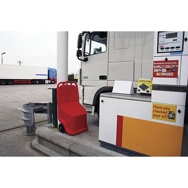Streuwagen ideal für Schüttgut Inhalt 75 l rot. TAKKT Industrial & Packaging GmbH 54683849-2