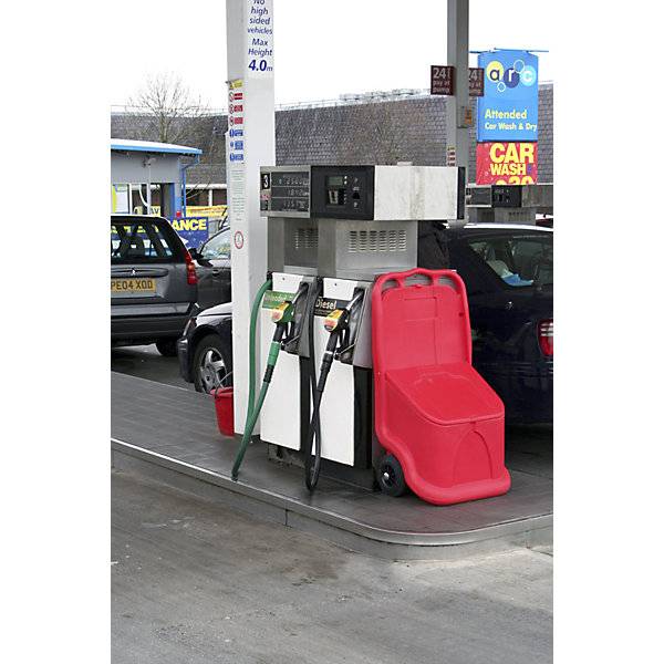 Streuwagen ideal für Schüttgut Inhalt 75 l rot. TAKKT Industrial & Packaging GmbH 54683849-3
