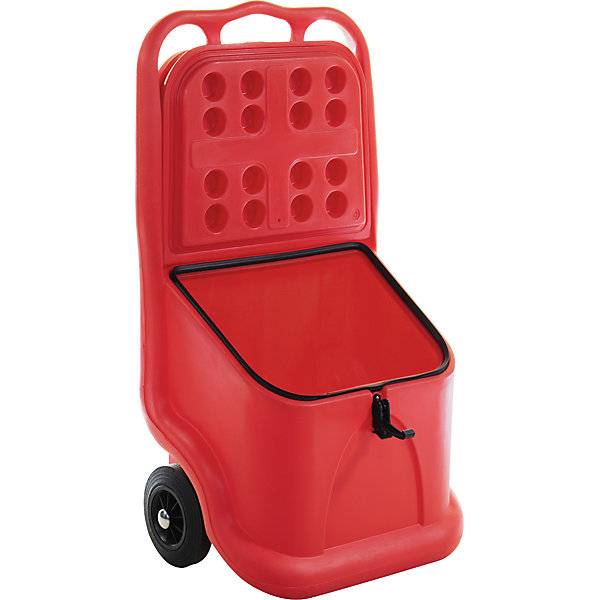 Streuwagen ideal für Schüttgut Inhalt 75 l rot. TAKKT Industrial & Packaging GmbH 54683849-4
