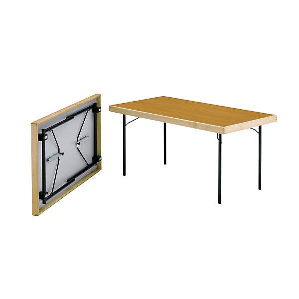 Klapptisch 4-Fuß-Gestell 1500 x 800 mm Gestell anthrazit Platte Buche-Dekor. SCHNEEWEISS interior GmbH-1
