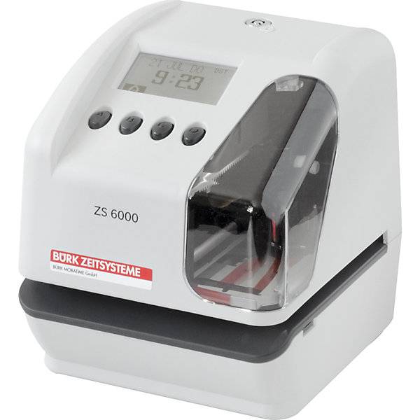 Zeit-/Datum-/Textdrucker ZS 6000 HxBxT 181 x 156 x 179 mm lichtgrau/dunkelgrau. Buerk Mobatime GmbH 58940849