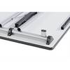 Klapptisch STANDARD Vierkant-Gestell mit Höhenausgleichsschrauben 1400 x 700 mm Gestell alufarben Platte