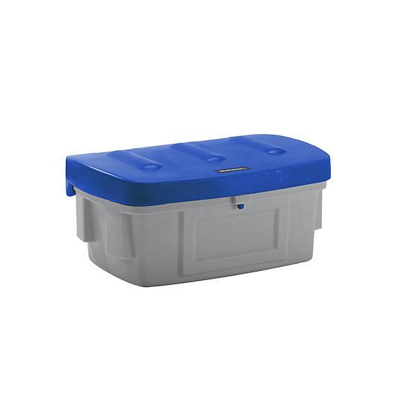 Universal- und Streugutbehälter ohne Entnahmeöffnung 100 l Deckel blau. TAKKT Industrial & Packaging GmbH-0