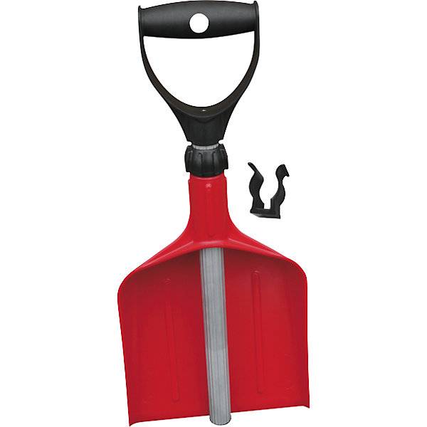 Teleskop-Handschaufel Länge 100 mm mit Clip rot. TAKKT Industrial & Packaging GmbH 54673549