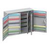 Schlüsselschrank 2-türig komplett mit Schlüsselanhängern 600 Haken HxBxT 550 x 730 x 205 mm. INTER Sicherheits