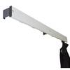 Garderobenleiste Aluminium Länge 1500 mm Distanzstück anthrazitgrau. SYPRO Wolf GmhH 52885849