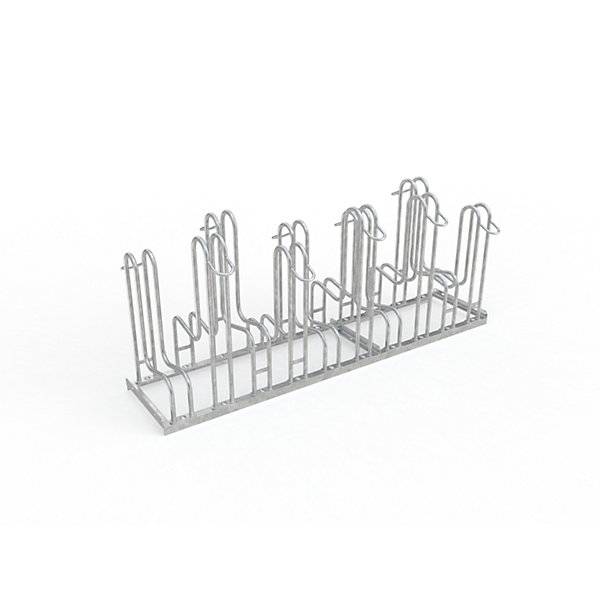 Standparker zweiseitig 10 Stellplätze Reifenbreite bis 55 mm. WSM Walter Solbach | Metallbau GmbH 75514649-0