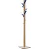 Garderobenständer Massivholz Krone blau. PAPERFLOW S.A.S | | LE HUB BATEMENT 5 1ER ETAGE 48730049