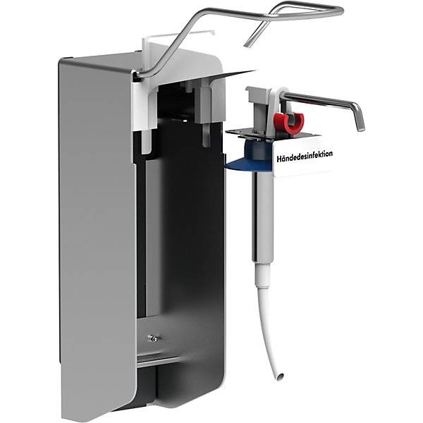 Universalspender 05 l Wandbefestigung mit Edelstahl-Armhebel einstellbare Dosierung. CWS Hygiene Deutschland-1