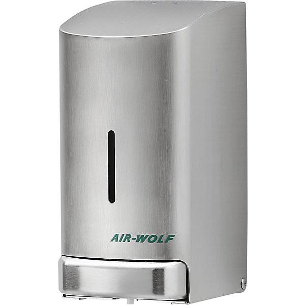 Edelstahl-Seifenspender Inhalt 08 l Edelstahl gebürstet. Air-Wolf GmbH 96974449-0