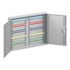 Schlüsselschrank 2-türig komplett mit Schlüsselanhängern 100 Haken HxBxT 550 x 730 x 80 mm. INTER Sicherheits