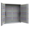 Schlüsseltresor lichtgrau Hakenleisten verstellbar 780 Haken HxBxT 1300 x 1200 x 200 mm. INTER Sicherheits