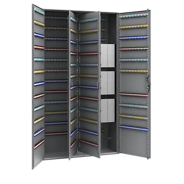 Schlüsselschrank 2-türig HxBxT 1300 x 730 x 250 mm 940 Haken. INTER Sicherheits Service SP.ZO.O 57420149