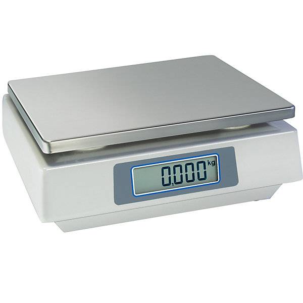 Tischwaage, mit Zweitanzeige, Wägebereich bis 3 kg, Ablesbarkeit 0,1 g, Wägeplatte 252 x 228 mm., KERN, 918927 49-1